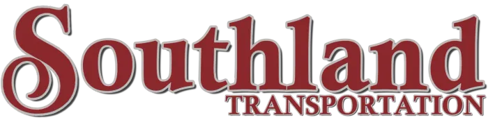 Logo for Southland Transportation features Claret and Esther color scheme with great jobs for CDL Drivers